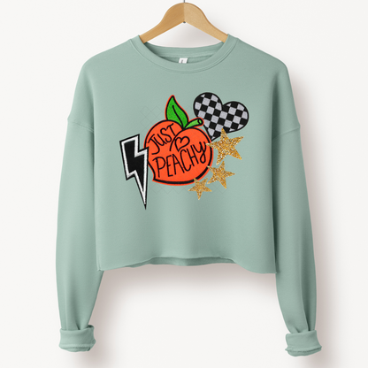 Just Peachy Faux Patch Transfer