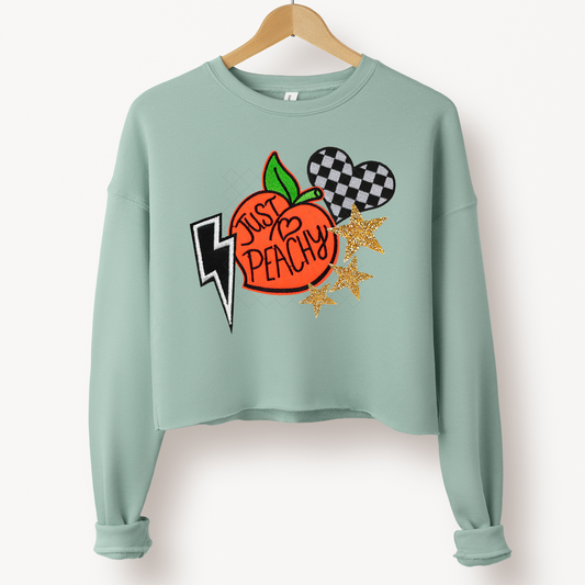 Just Peachy Faux Patch Transfer