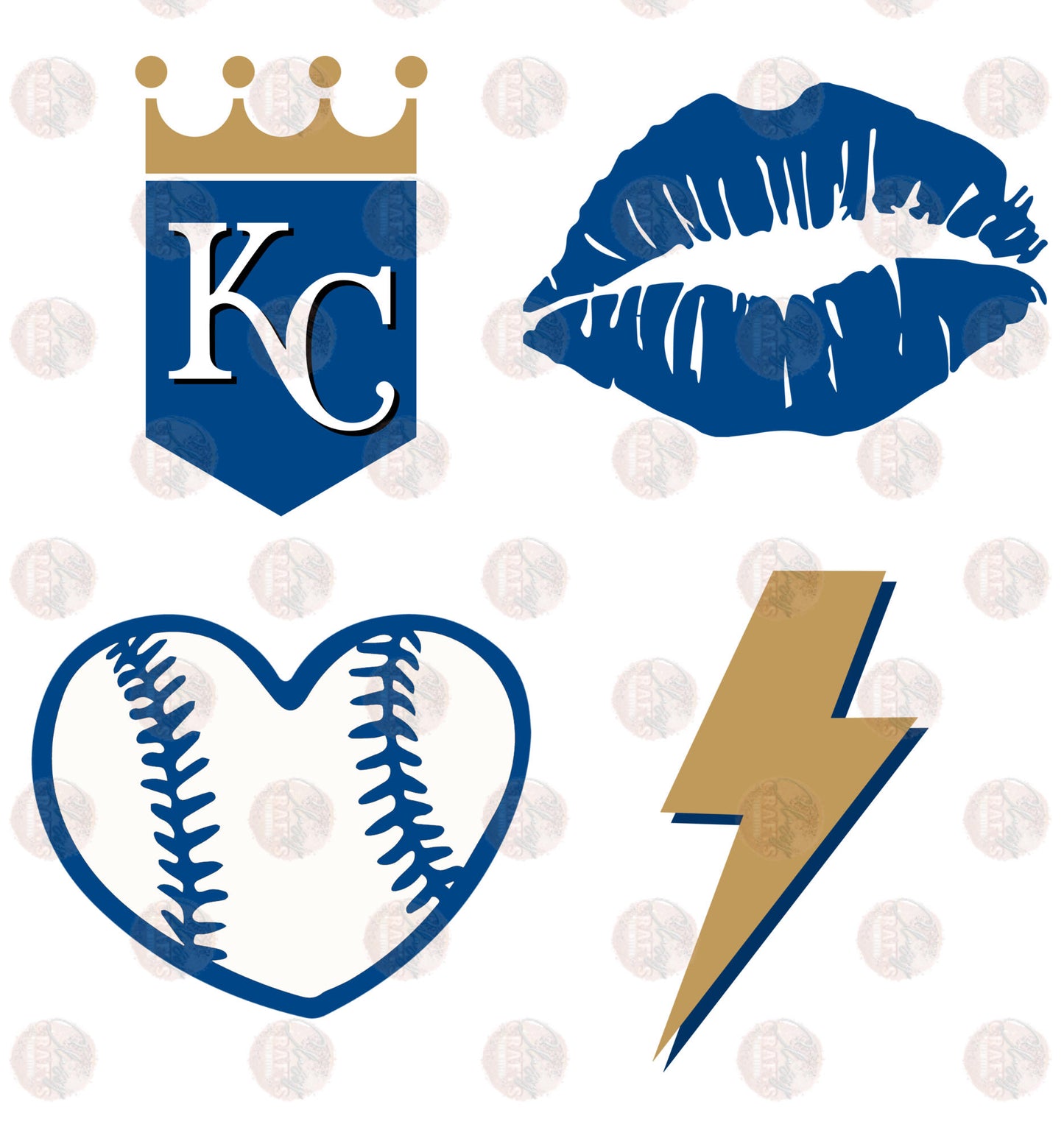 KC Baseball Collage Transfer