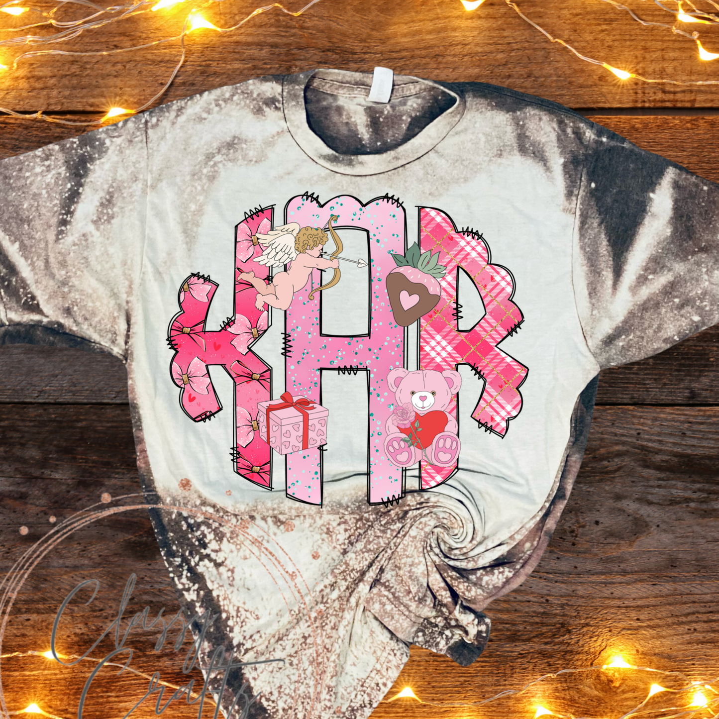 Sweet Valentines- Custom Monogram Transfer