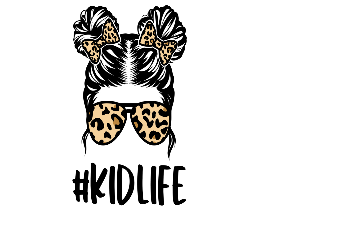 Kid Life - Bun Leopard - Sublimation Transfer