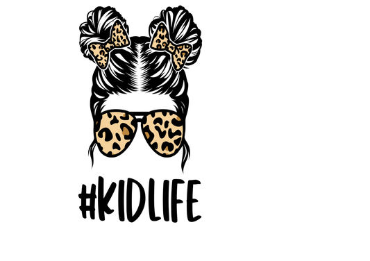 Kid Life - Bun Leopard - Sublimation Transfer