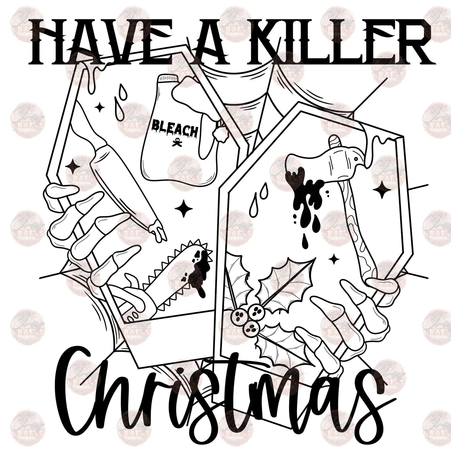 Killer Christmas - Sublimation Transfer