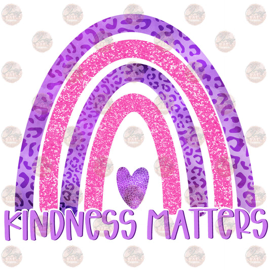 Kindness Matters Rainbow - Sublimation Transfer