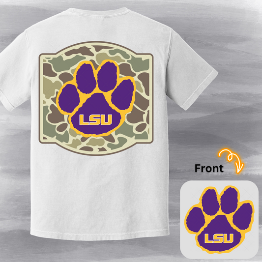 LSU Camo Transfer ** TWO PART* SOLD SEPARATELY**