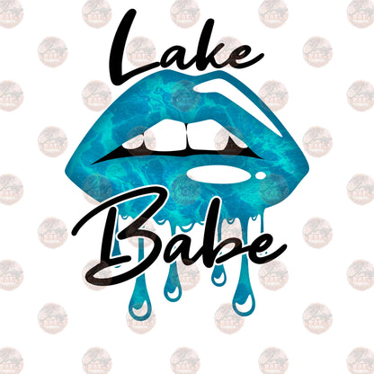 Lake Babe Lip Drip Transfer