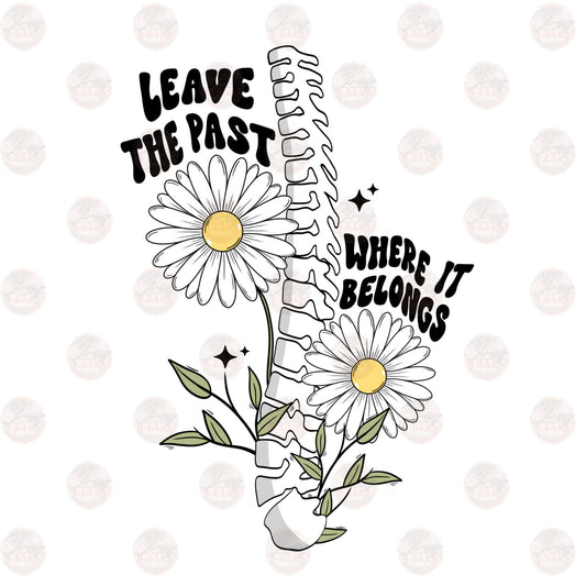 Leave The Past Spine - Sublimation Transfer