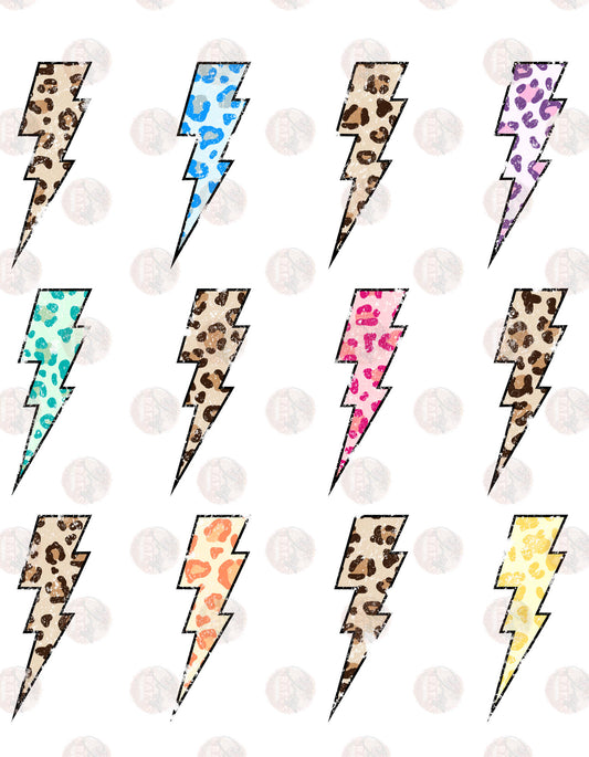 Leopard Bolts Transfer