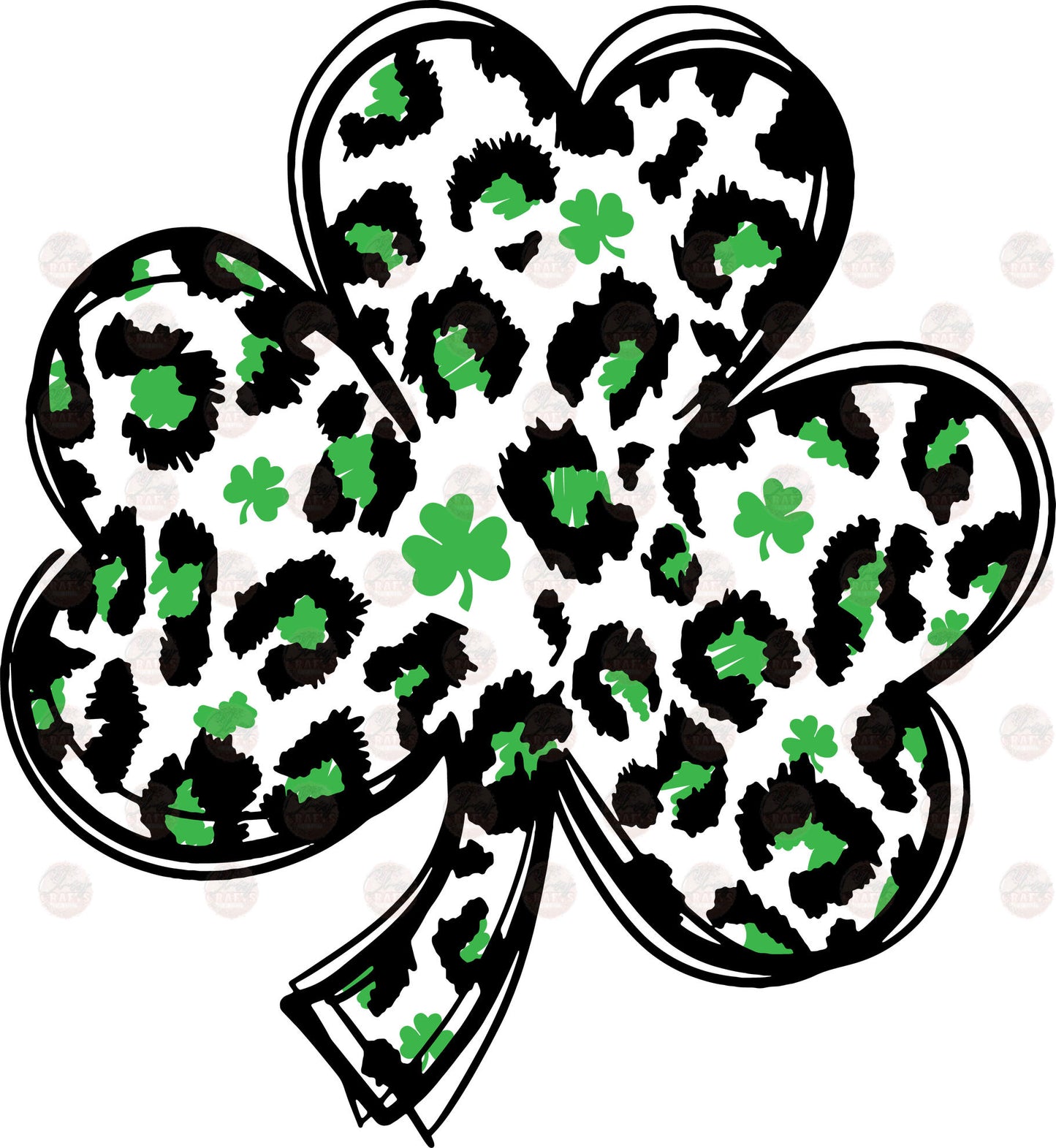 Leopard Shamrock Transfer