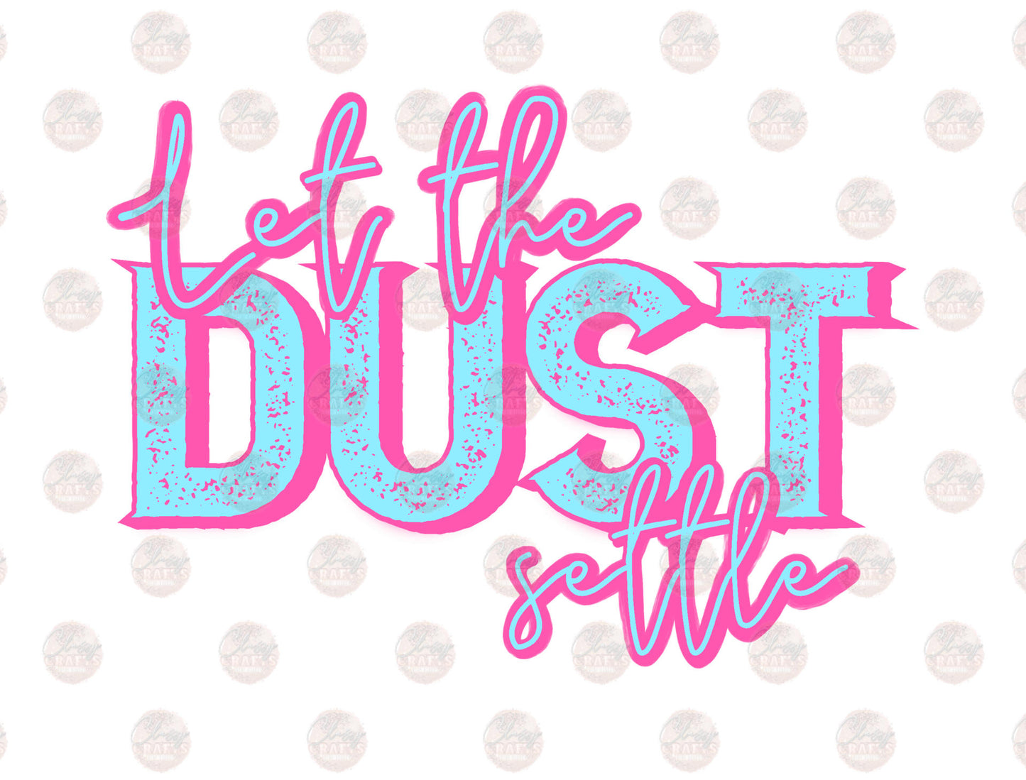 Let The Dust Settle Pocket - Sublimation Transfer