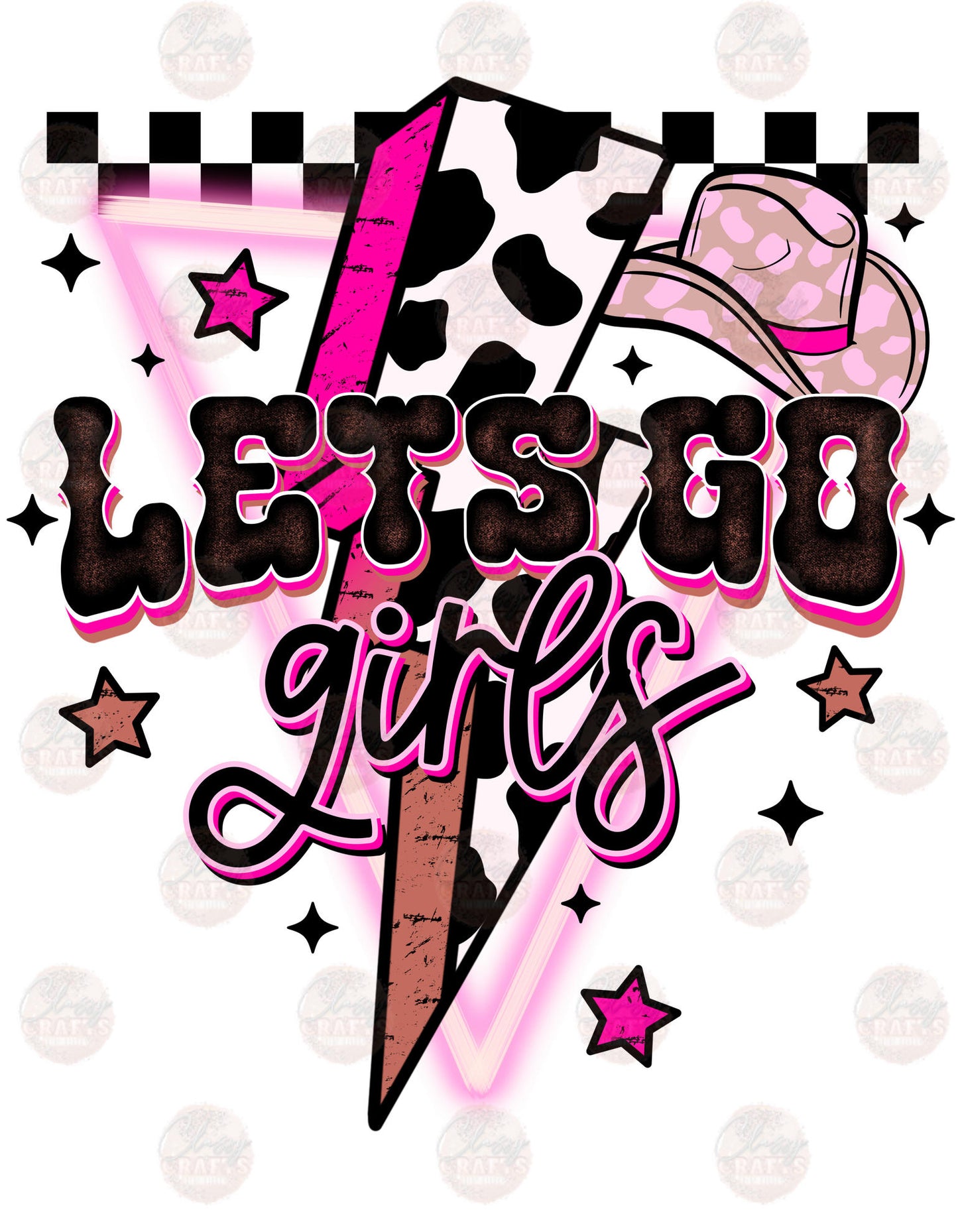 Let's Go Girls - Sublimation Transfers