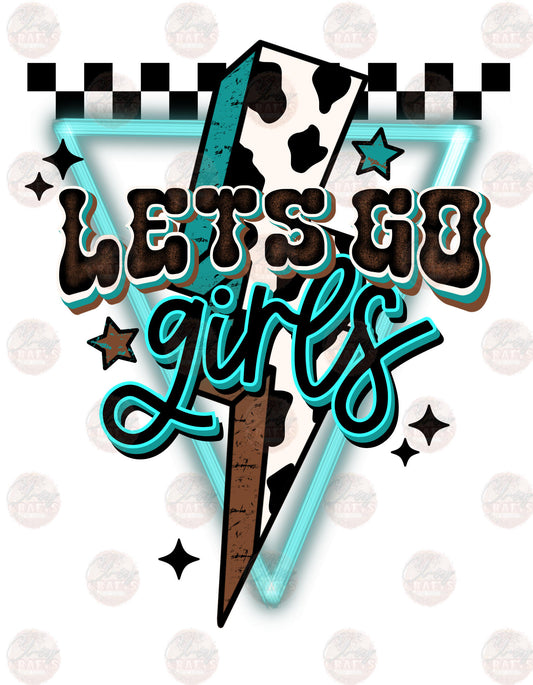 Let's Go Girls Retro - Sublimation Transfer