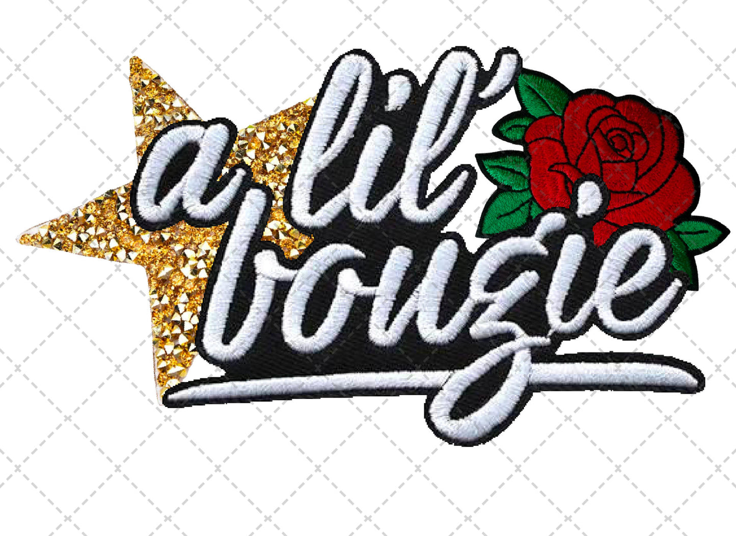 Lil Bougie Faux Patch Transfer