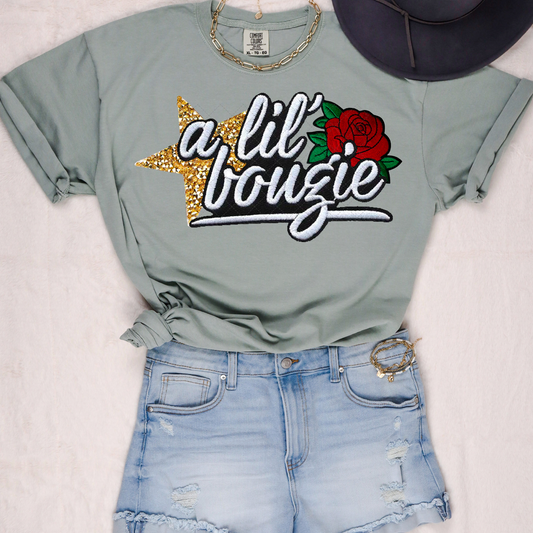 Lil Bougie Faux Patch Transfer