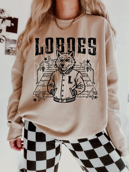 Loboes Basketball Letterman Transfer