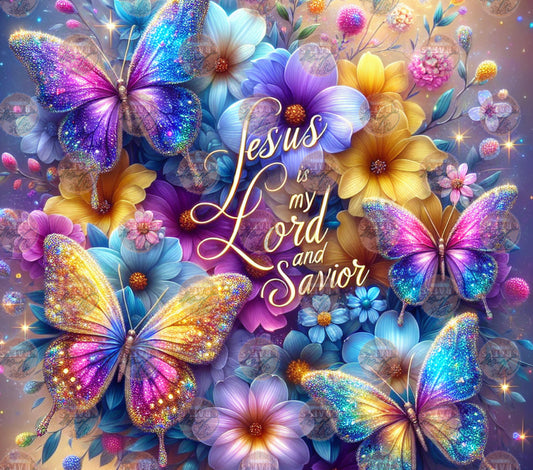 Lord and Savior Tumbler Wrap - Sublimation Transfer