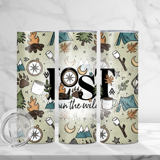Lost In The Wild Tumbler Transfer