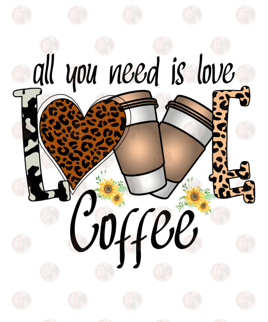 Love Coffee - Sublimation Transfers