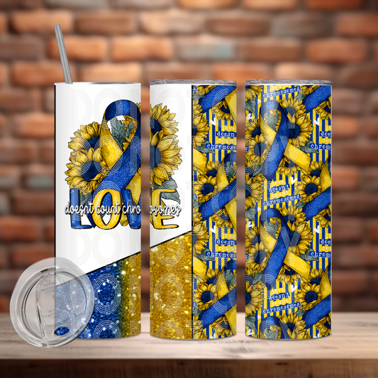 Love Doesnt Count Chromosomes Tumbler Wrap Transfer