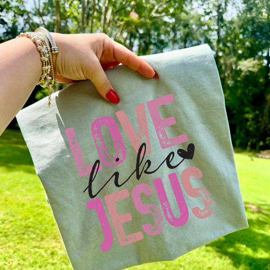 Love Like Jesus Heart Transfer