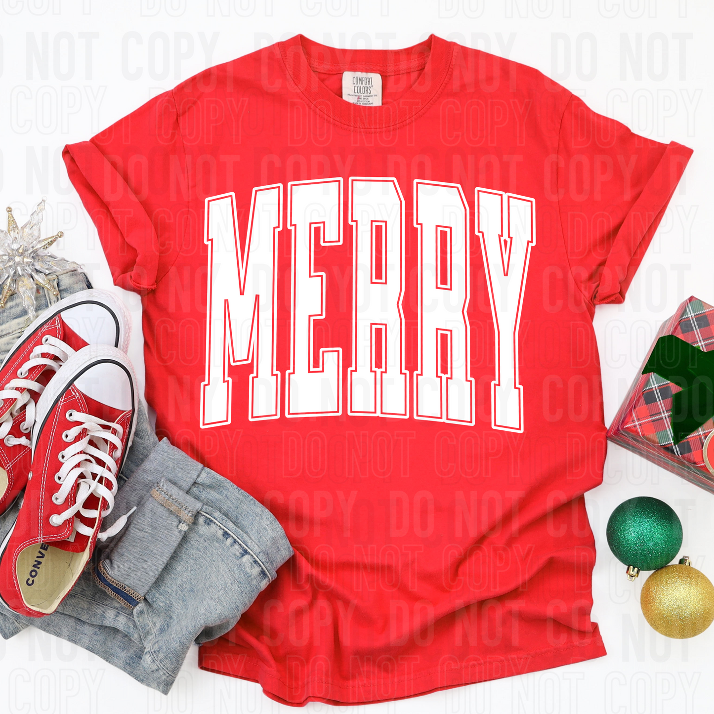 CHRISTMAS VARSITY OVERSIZED