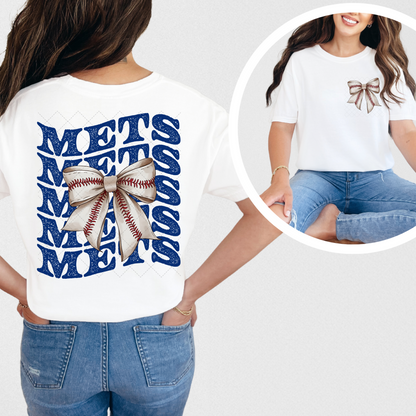 Mets Coquette Transfer ** TWO PART* SOLD SEPARATELY**