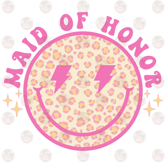 Maid Of Honor Smiley - Sublimation Transfers