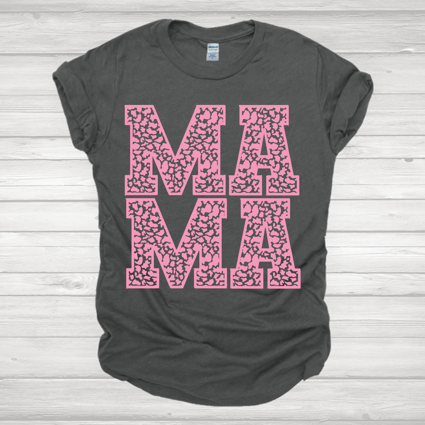 Mama Cheetah Pink Transfer