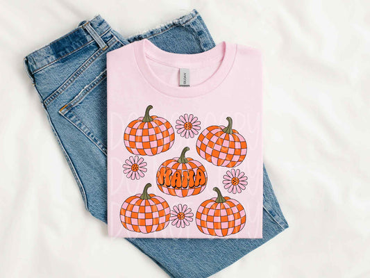 Mama Groovy Pumpkins Transfer