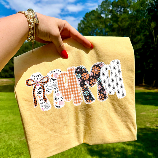 Mama Lace Bow Transfer