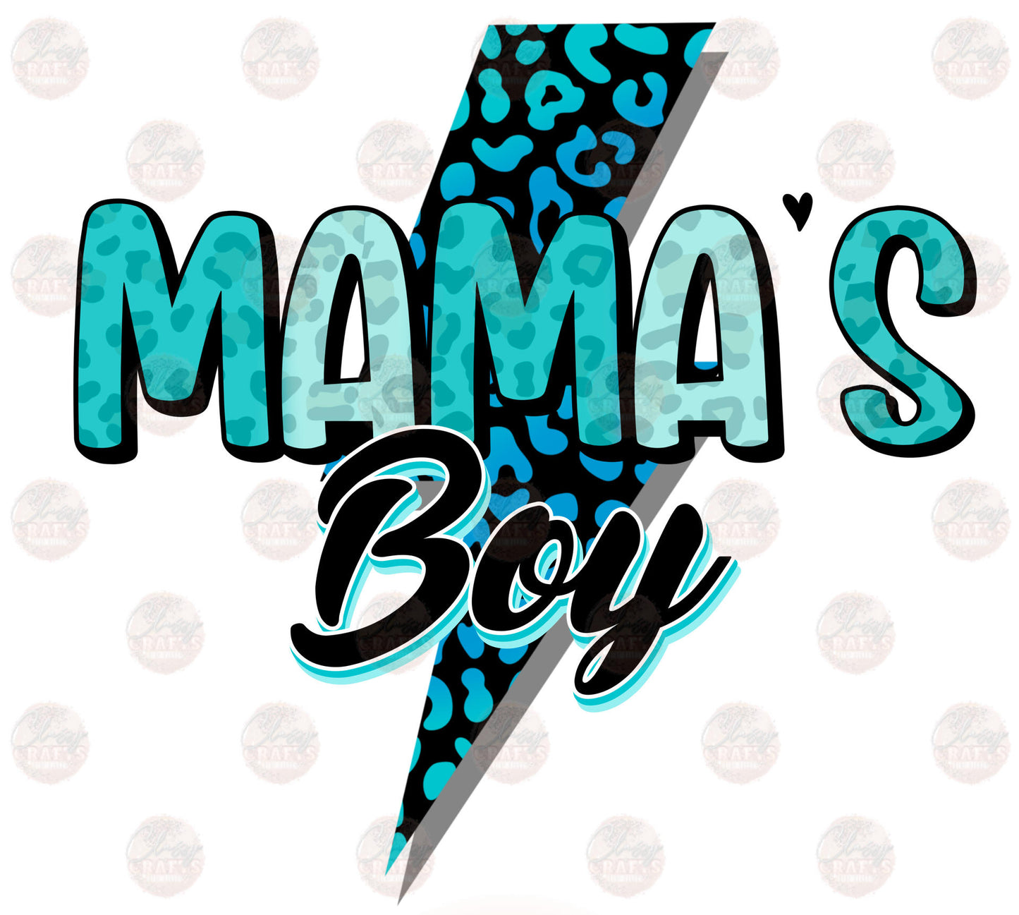 Mama's Boy Bolt Transfer