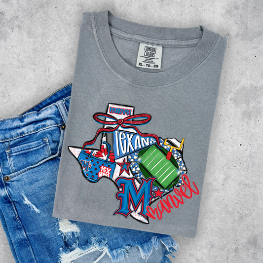 Manvel Texans Game Day Coquette Transfer