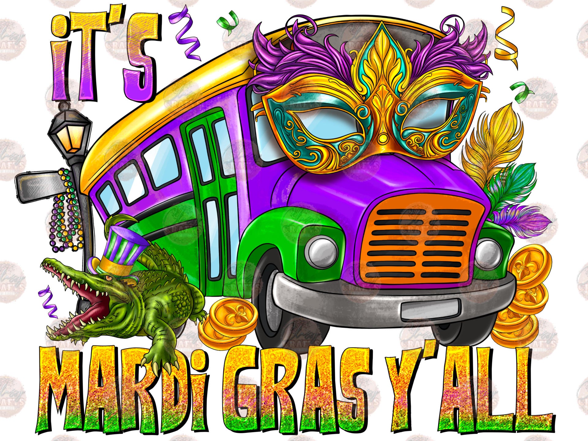 mardi gras party bus 2025