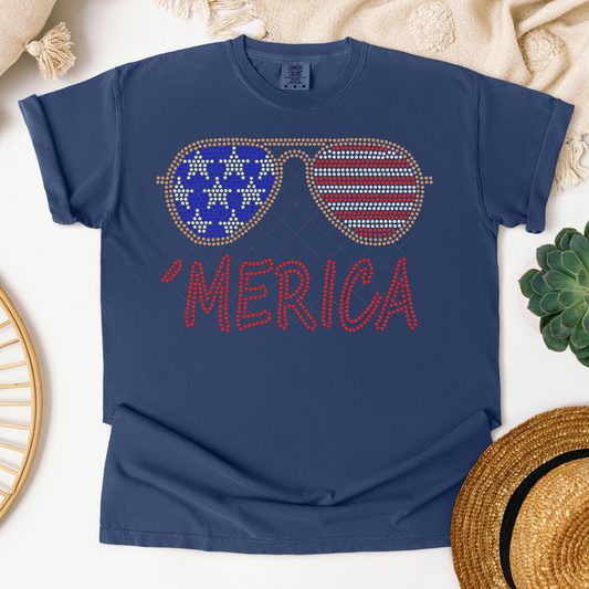 Merica Sunglasses Transfer