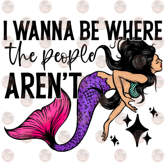 Mermaid Where The People Aren't Transfer