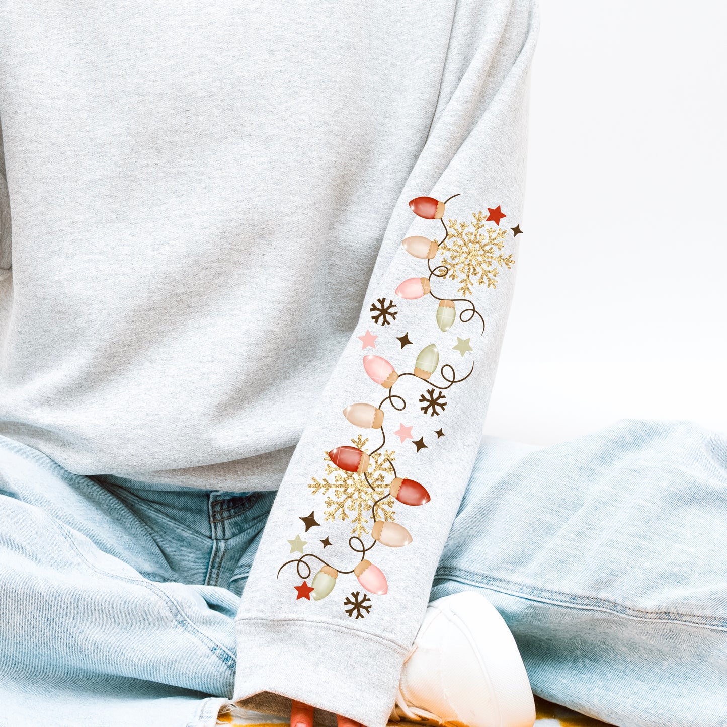 Merry And Bright Deer With Sleeve