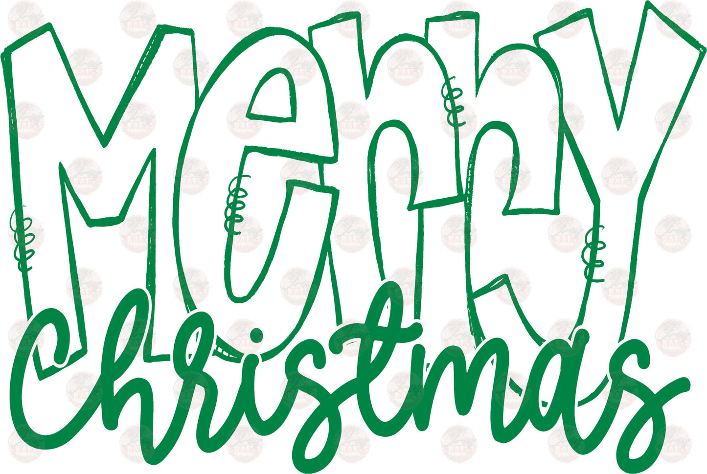 Merry Christmas - Sublimation Transfer