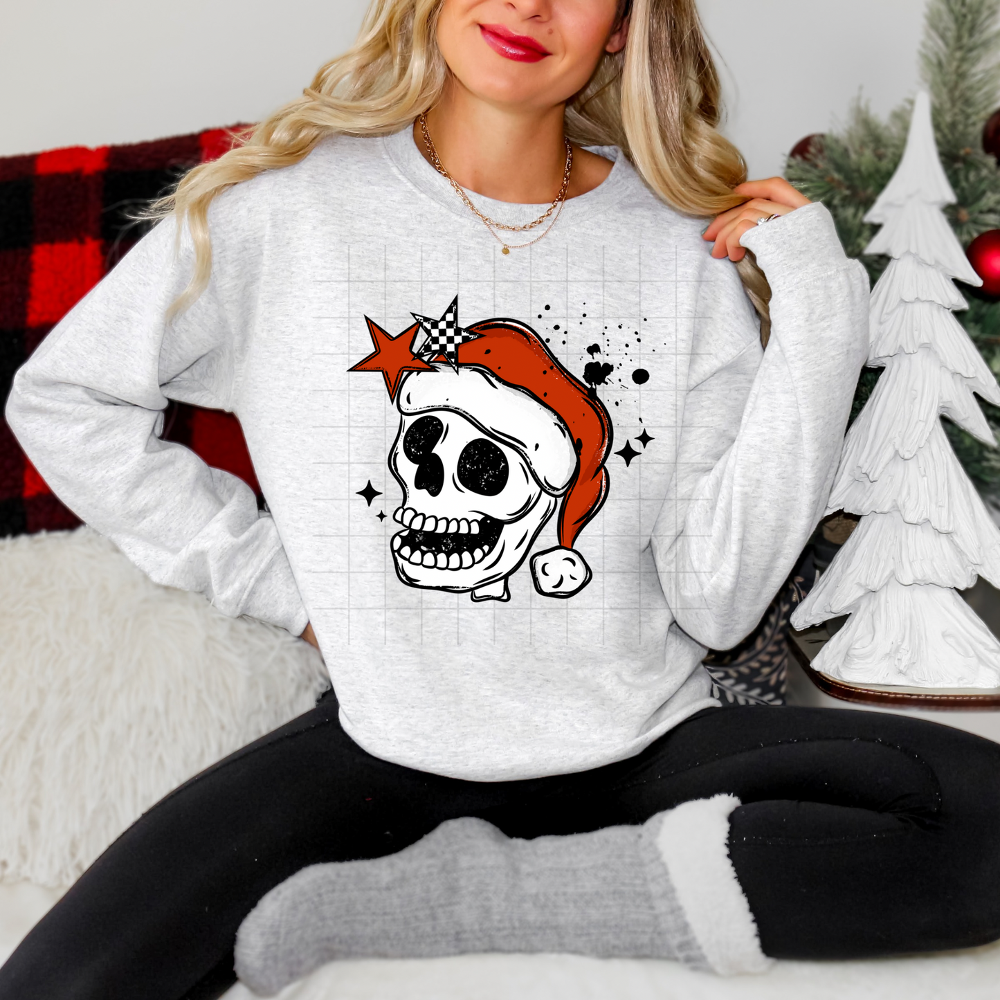 Merry Christmas Skellie Transfer