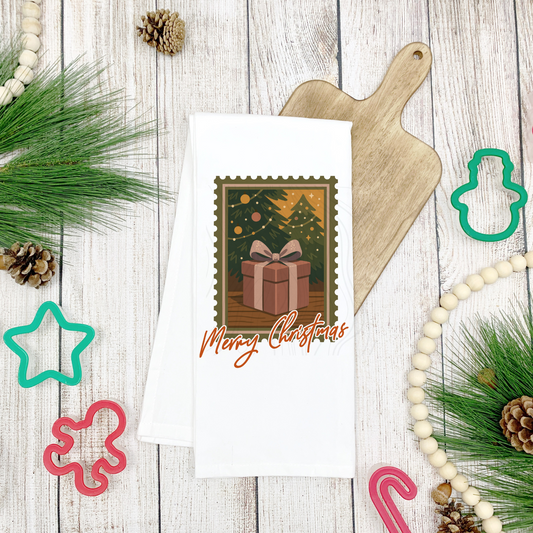 Merry Gift Tea Towel Transfer