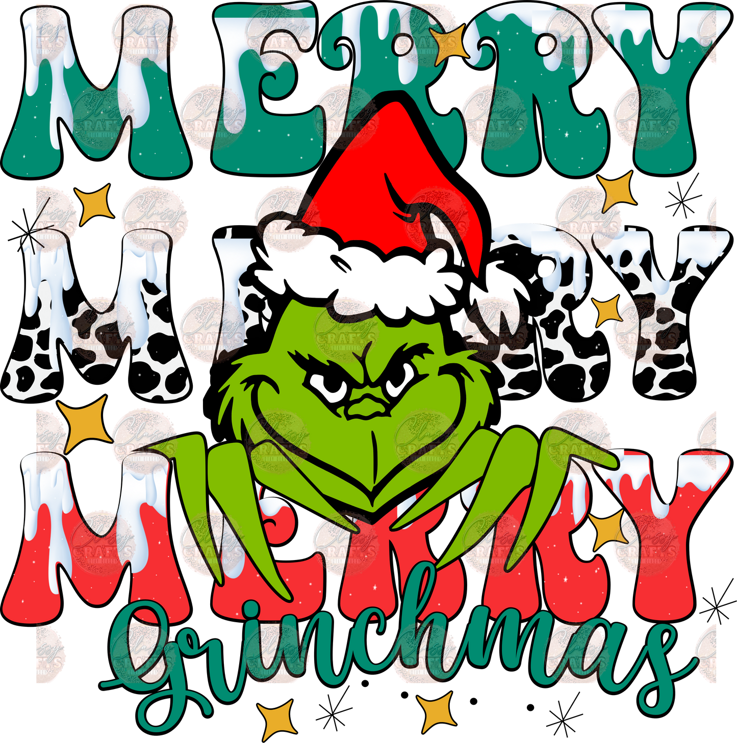 Merry Grump - Sublimation Transfer