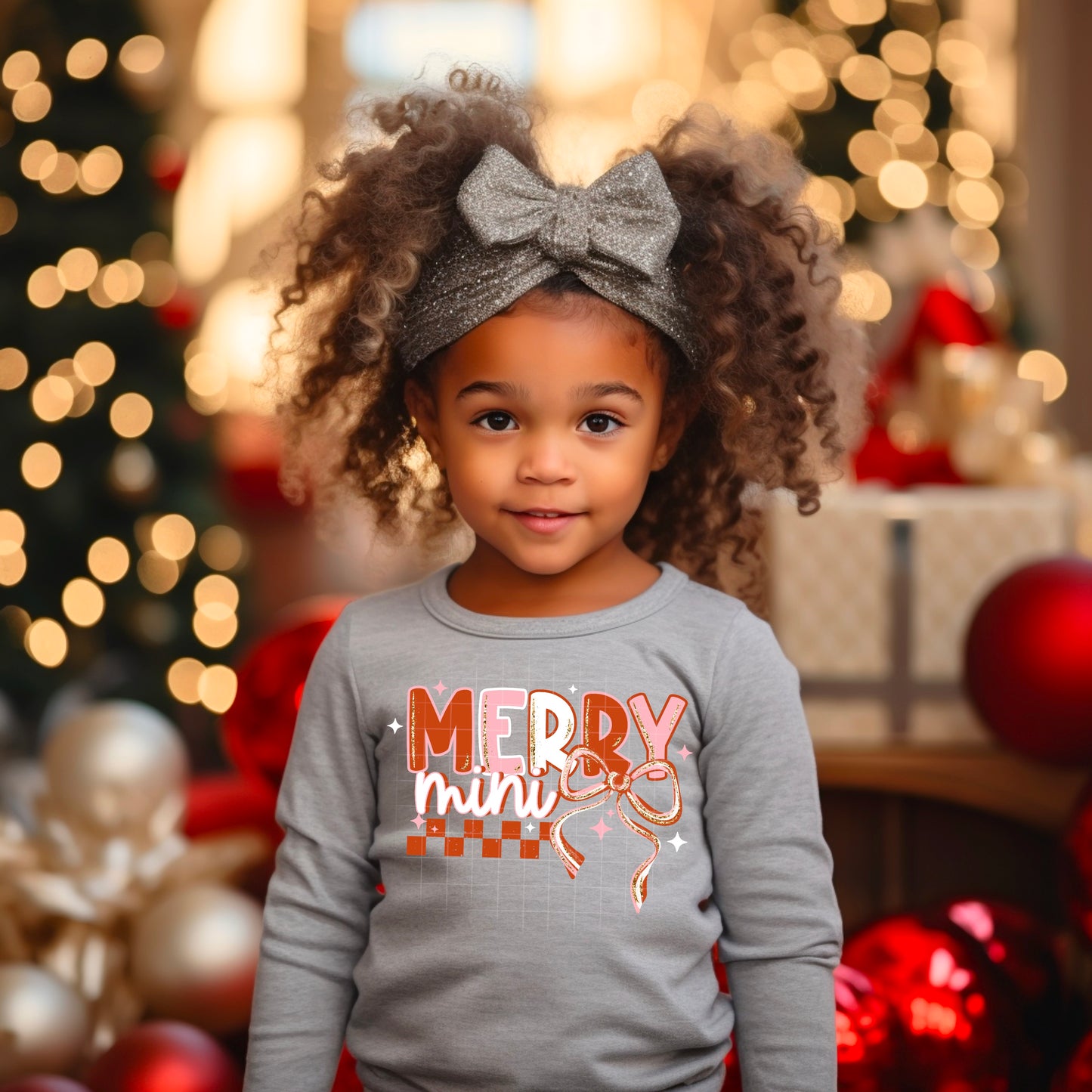 Merry Mama Bow And Mini Transfer