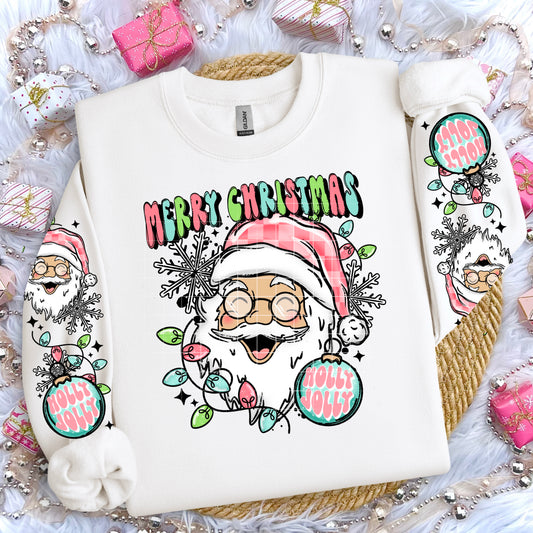 Merry Christmas Santa LS With Sleeve