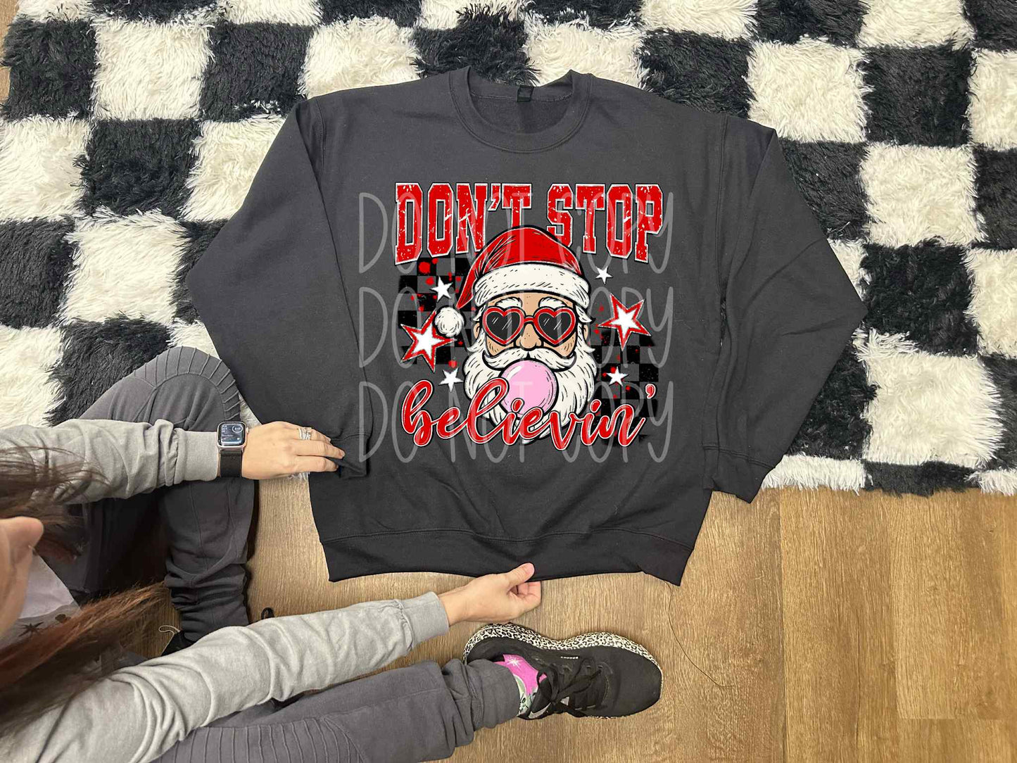 Dont Stop Believin Santa Transfer