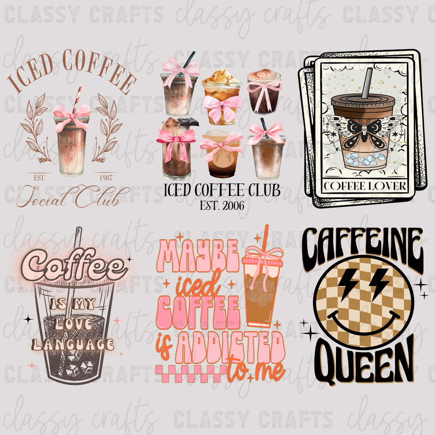 Mini Coffee - 30x24 -PREMADE GANG SHEET