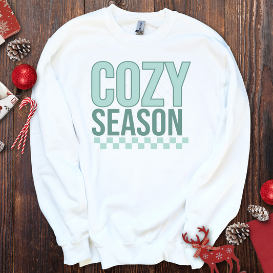 Cozy Season Checkered Transfer