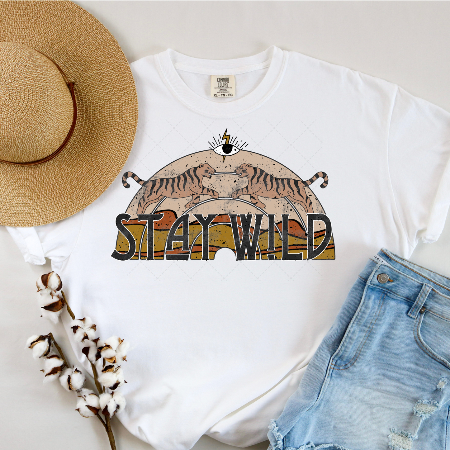 Stay Wild Retro  Transfer