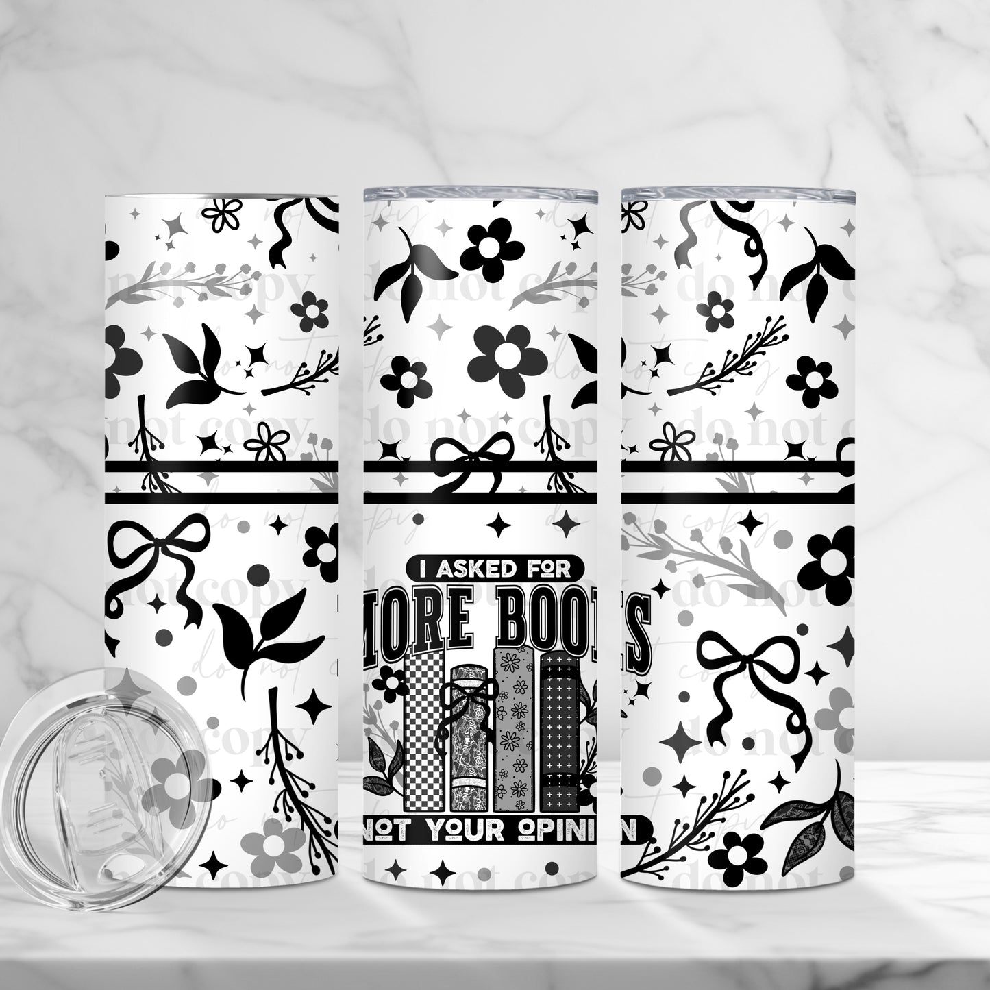 More Books Wrap Tumbler Transfer