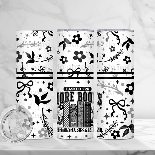 More Books Wrap Tumbler Transfer
