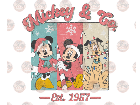 Mouse & Co. Christmas - Sublimation Transfer