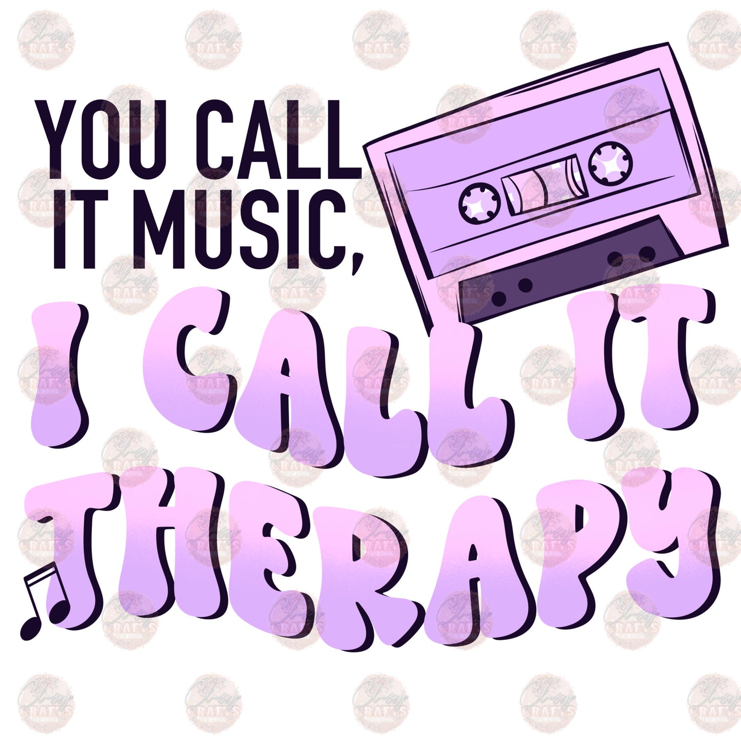 Music Therapy - Sublimation Transfer